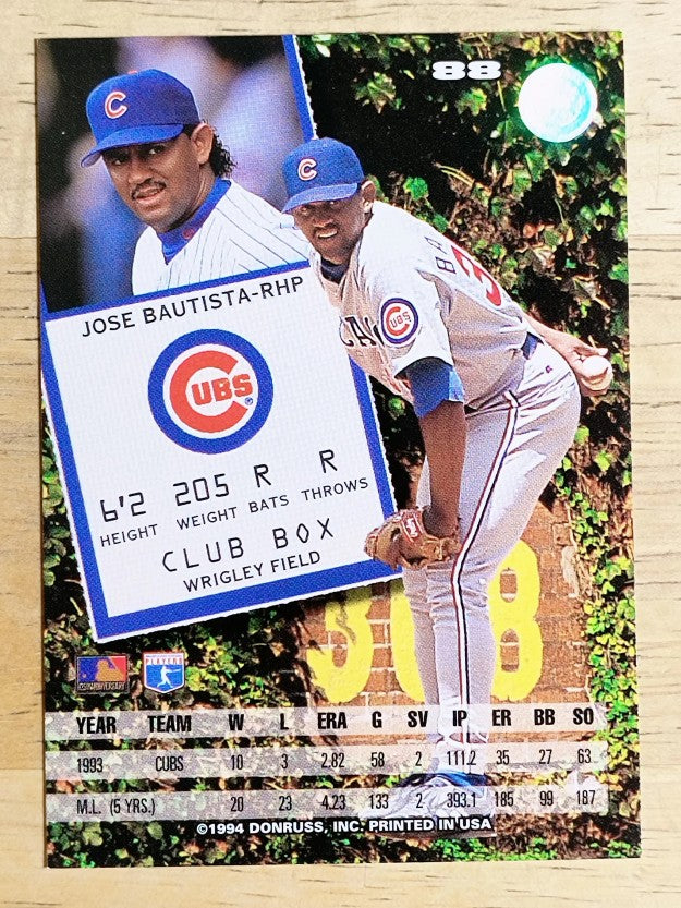 1994 Leaf #88 Jose Bautista