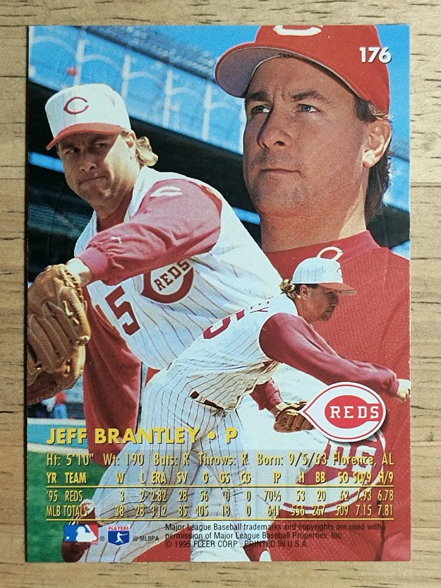 1996 Ultra Gold Medallion #176 Jeff Brantley