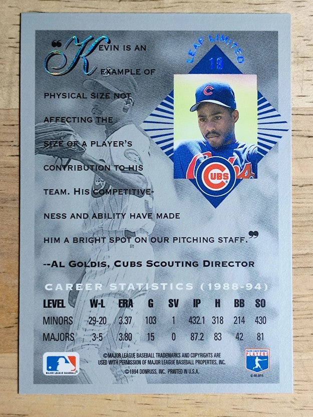 1994 Leaf Limited Rookies #19 Kevin Foster RC