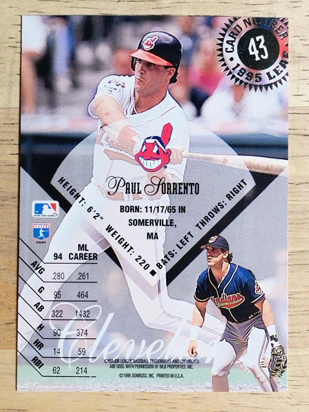 1995 Leaf #43 Paul Sorrento