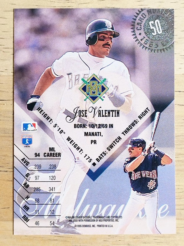 1995 Leaf #50 Jose Valentin