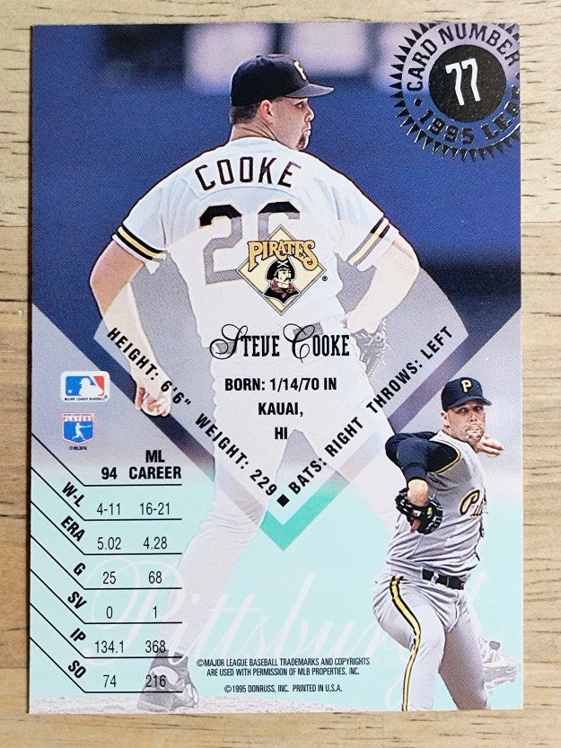 1995 Leaf #77 Steve Cooke