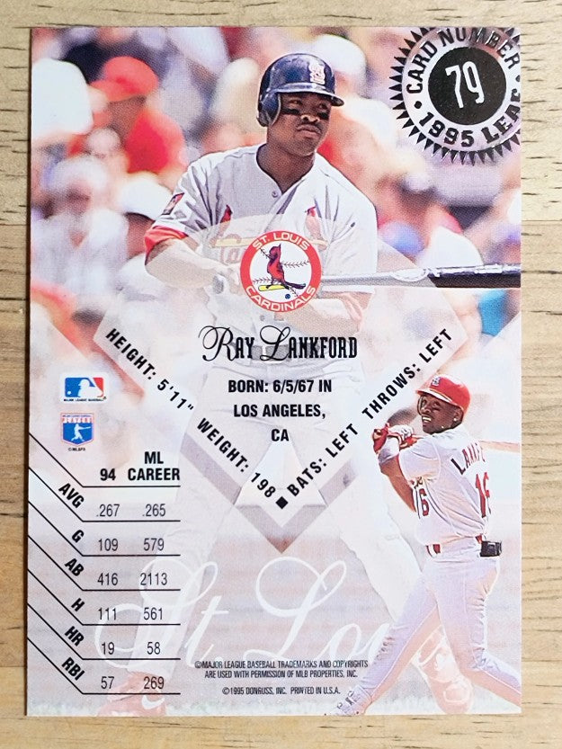 1995 Leaf #79 Ray Lankford