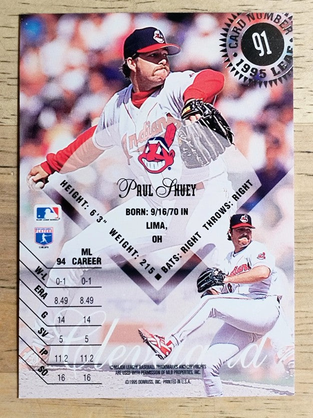1995 Leaf #91 Paul Shuey