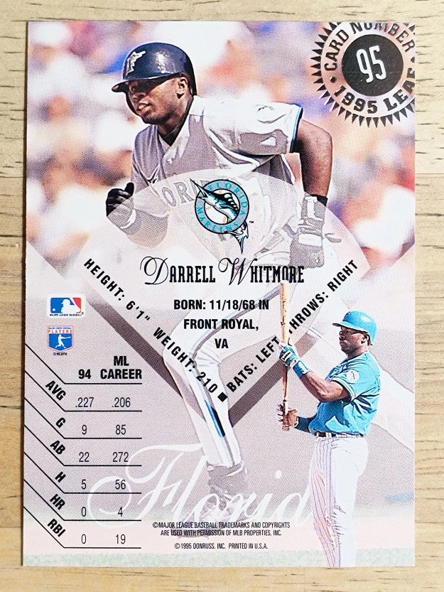 1995 Leaf #95 Darrell Whitmore