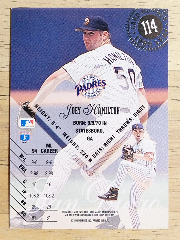 1995 Leaf #114 Joey Hamilton
