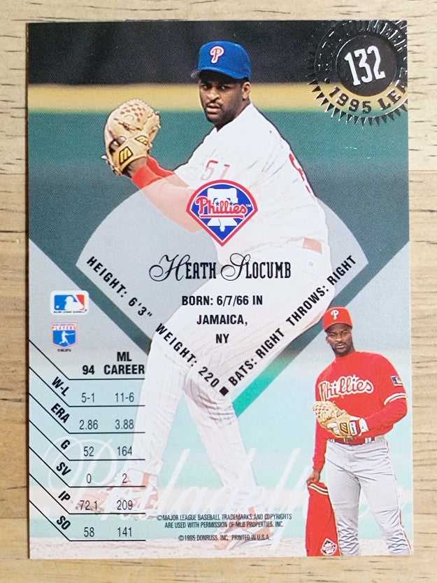 1995 Leaf #132 Heathcliff Slocumb