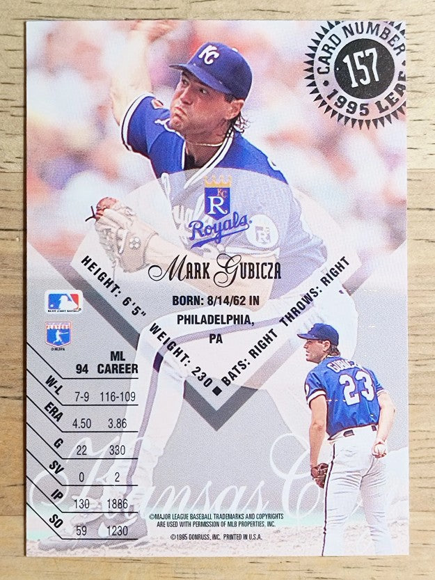 1995 Leaf #157 Mark Gubicza
