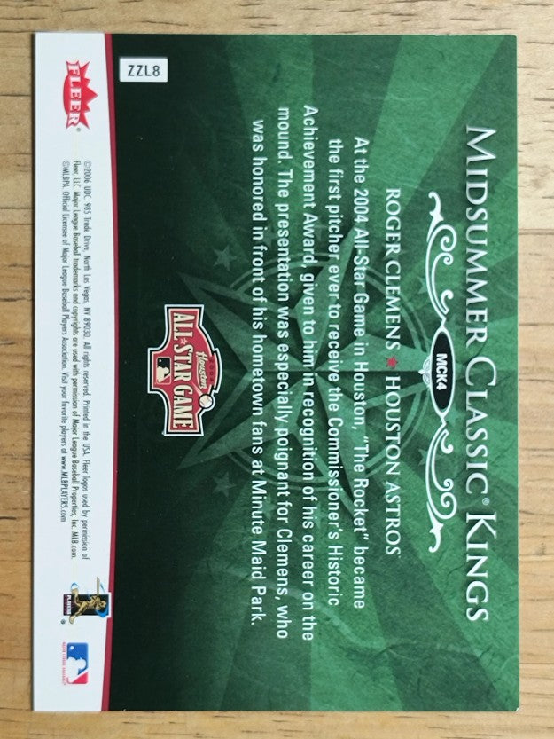 2006 Ultra Midsummer Classic Kings #MCK4 Roger Clemens (NM)