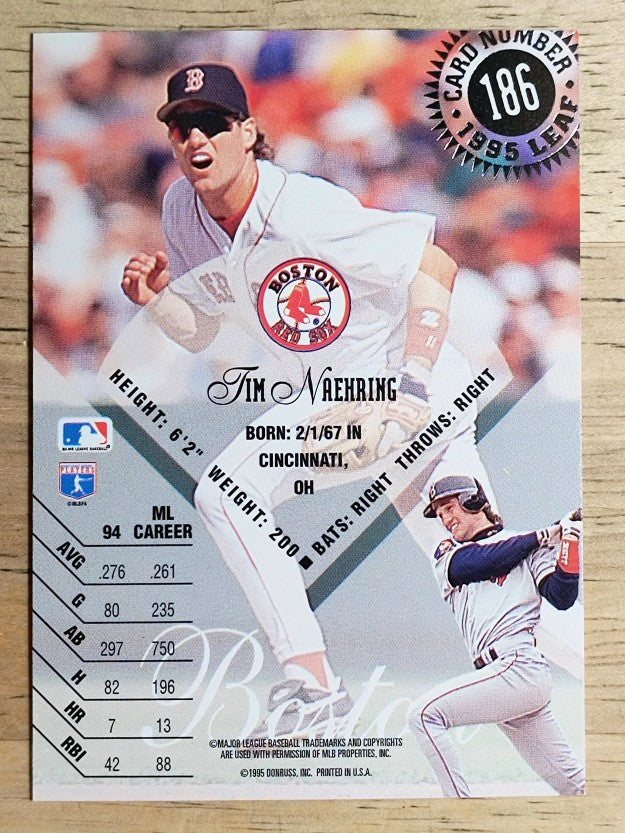 1995 Leaf #186 Tim Naehring