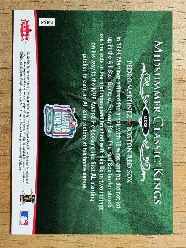 2006 Ultra Midsummer Classic Kings #MCK9 Pedro Martinez