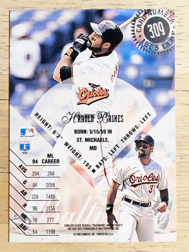 1995 Leaf #309 Harold Baines