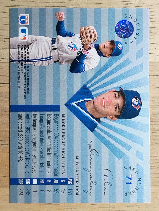 1995 Leaf Limited #71 Alex Gonzalez
