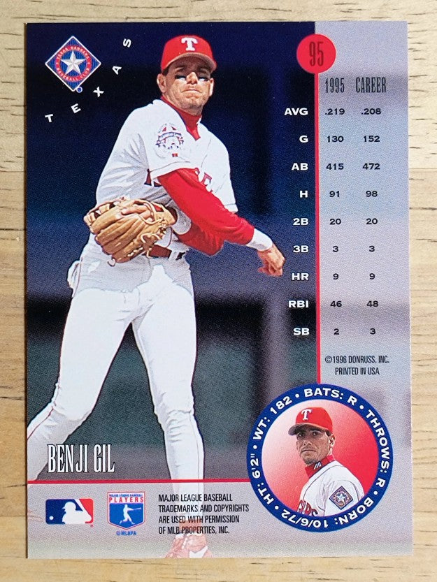 1996 Leaf #95 Benji Gil