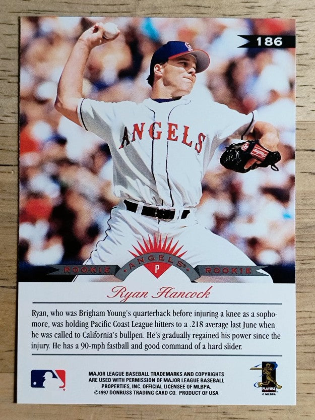 1997 Leaf #186 Ryan Hancock