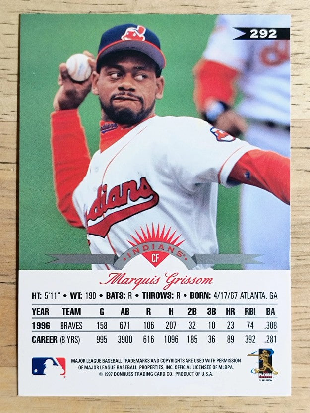 1997 Leaf #292 Marquis Grissom