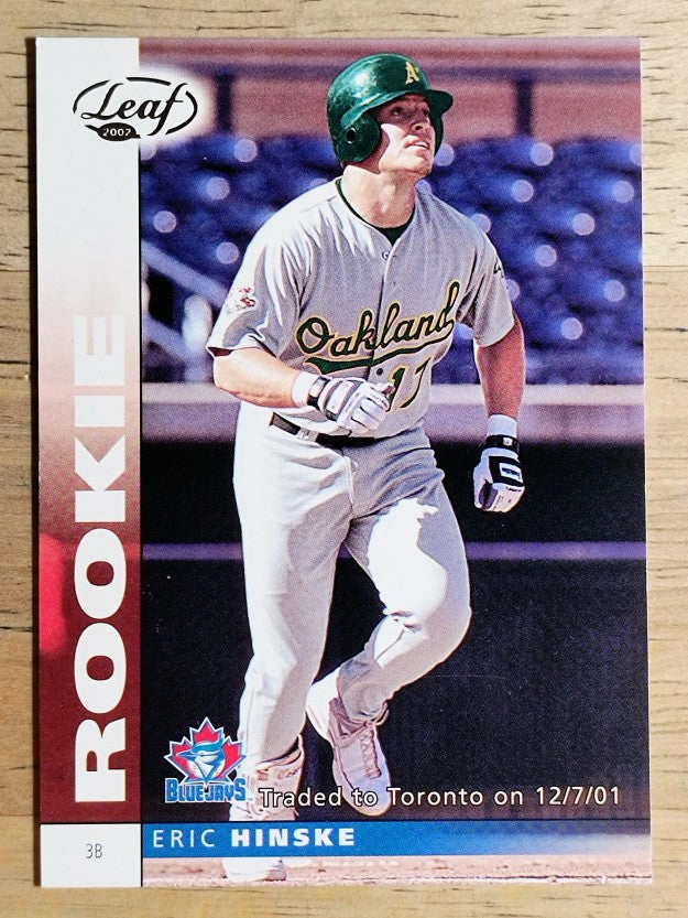 2002 Leaf #160 Eric Hinske ROO (EXMT)