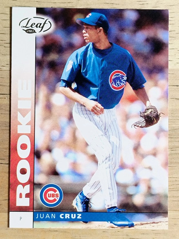 2002 Leaf #163 Juan Cruz ROO (EXMT)