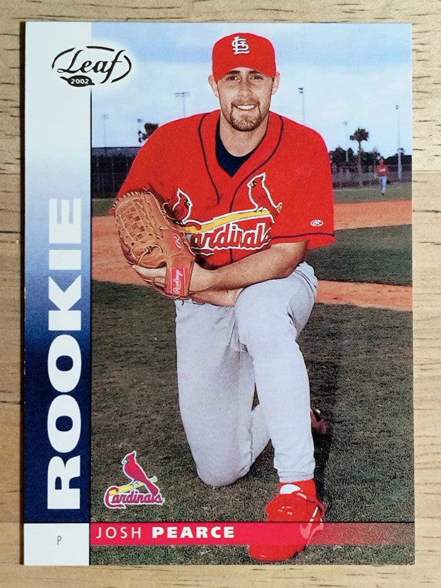 2002 Leaf #172 Josh Pearce ROO (EXMT)