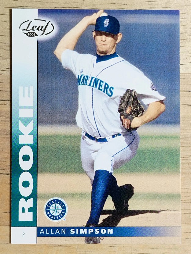 2002 Leaf #173 Allan Simpson ROO RC (EXMT)