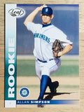 2002 Leaf #173 Allan Simpson ROO RC (EXMT)