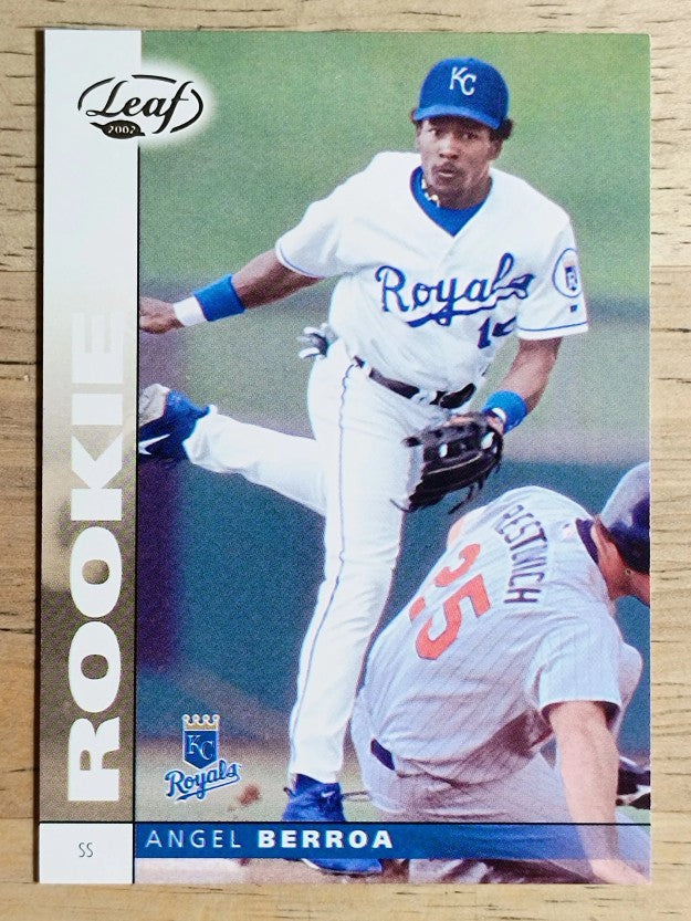 2002 Leaf #176 Angel Berroa ROO (NM)