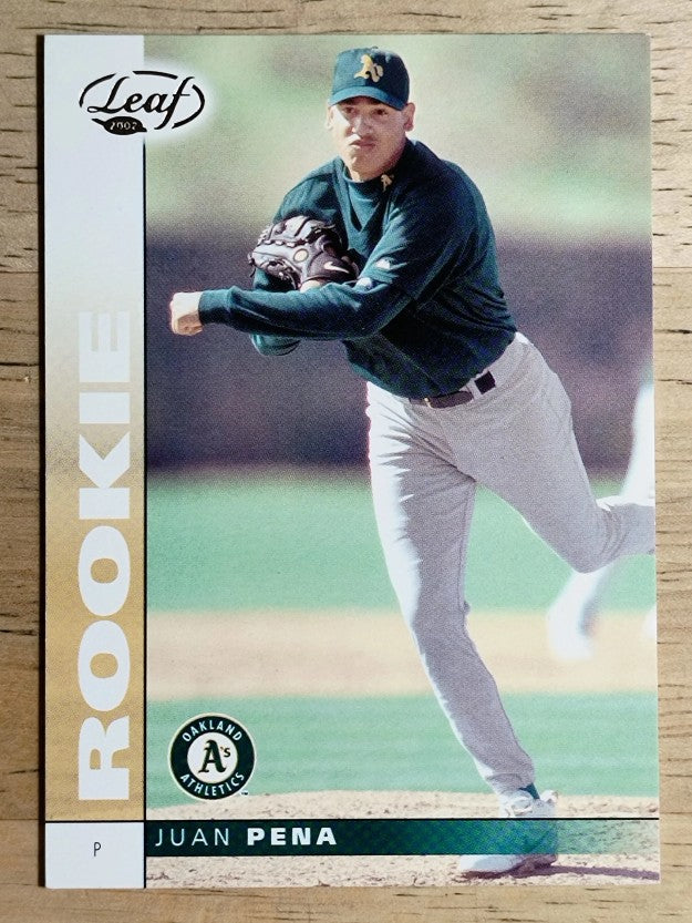 2002 Leaf #184 Juan Pena ROO (NM)