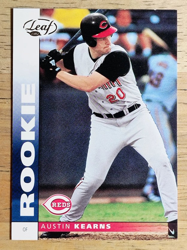2002 Leaf #185 Austin Kearns ROO (EXMT)