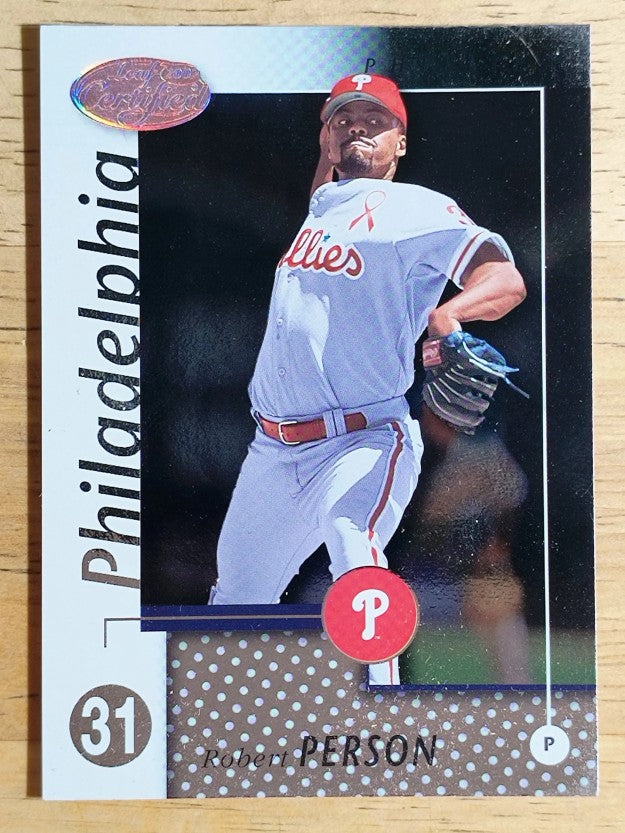 2002 Leaf Certified #18 Robert Person