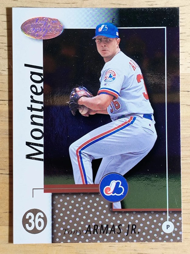2002 Leaf Certified #45 Tony Armas Jr.