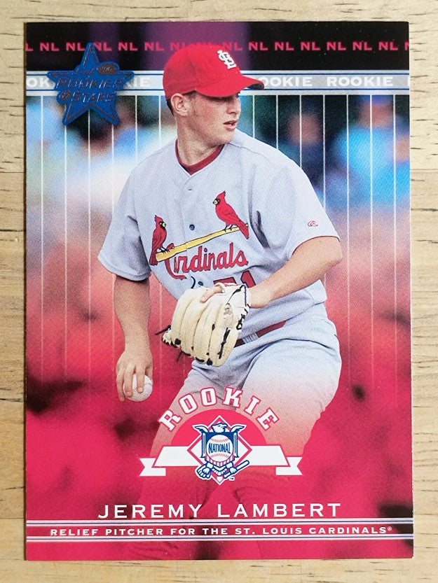 2002 Leaf Rookies and Stars #303 Jeremy Lambert RS RC
