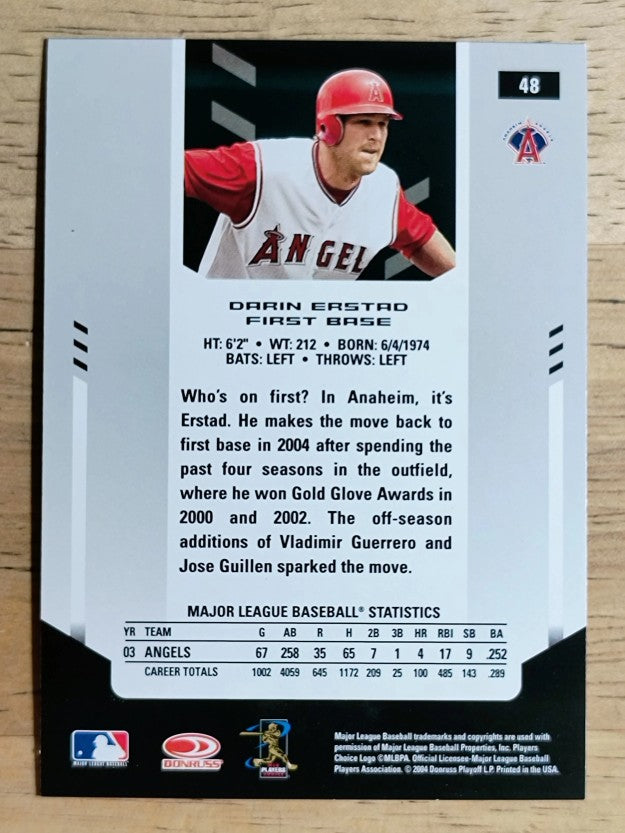 2004 Leaf Certified Materials #48 Darin Erstad