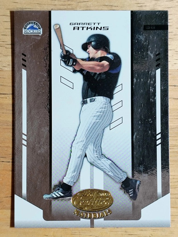 2004 Leaf Certified Materials #66 Garrett Atkins