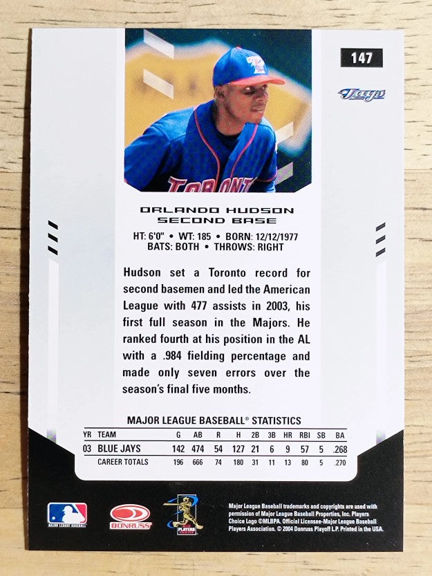 2004 Leaf Certified Materials #147 Orlando Hudson