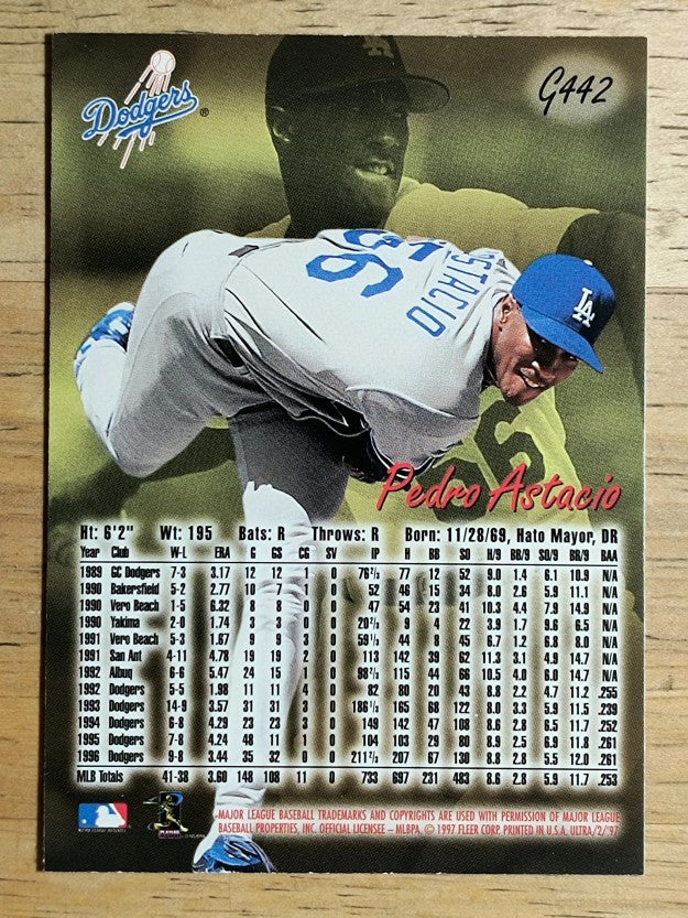1997 Ultra Gold Medallion #442 Pedro Astacio