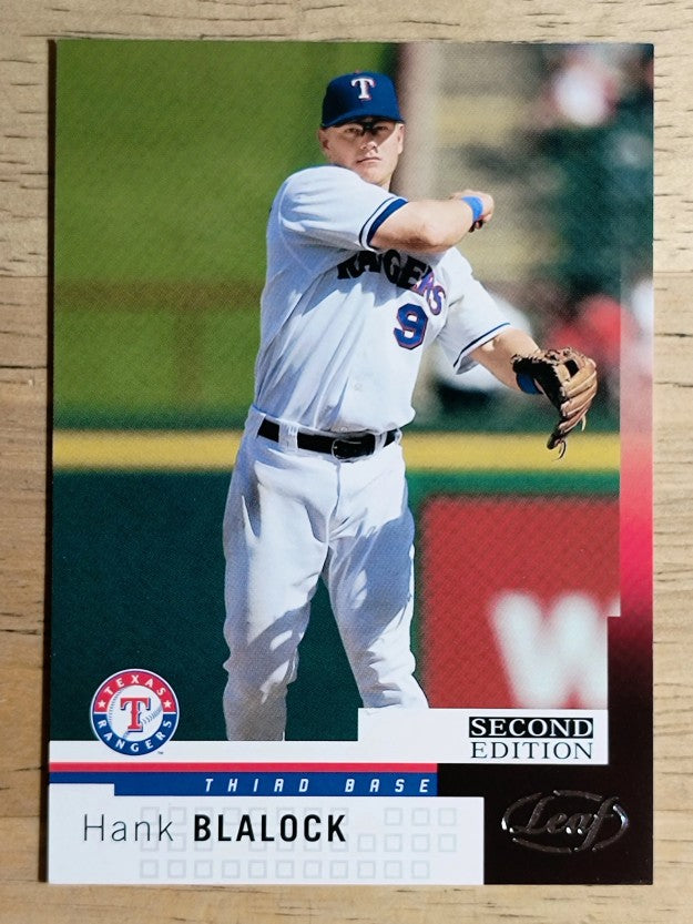 2004 Leaf Second Edition #88 Hank Blalock