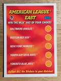 2002 Topps Logo Hat Race #NNO American League East