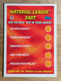 2002 Topps Logo Hat Race #NNO National League East