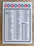 2008 Topps Checklists Hobby Series 2 #4 Inserts