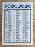 2008 Topps Checklists Retail Series 1 #1 1-248