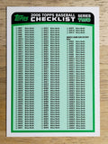 2006 Topps Checklists Green Series 2 #3 Inserts