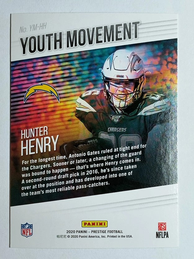 2020 Prestige Youth Movement #7 Hunter Henry
