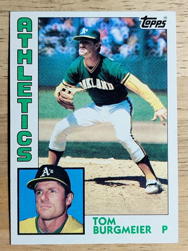 1984 Topps #33 Tom Burgmeier