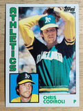 1984 Topps #61 Chris Codiroli