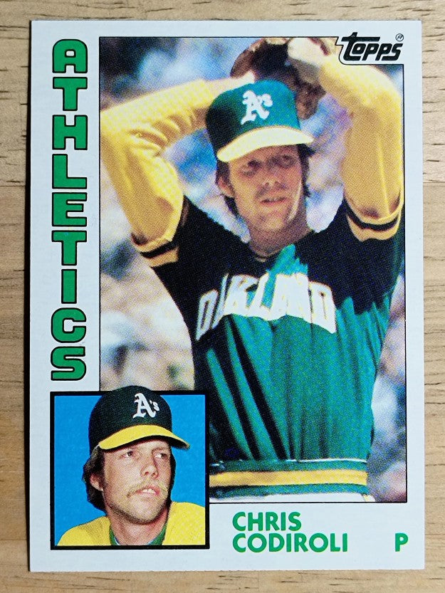 1984 Topps #61 Chris Codiroli