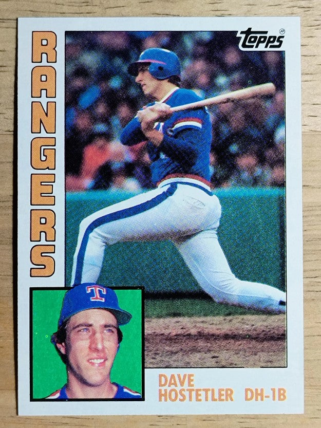 1984 Topps #62 Dave Hostetler