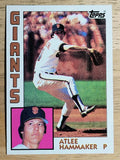 1984 Topps #85 Atlee Hammaker