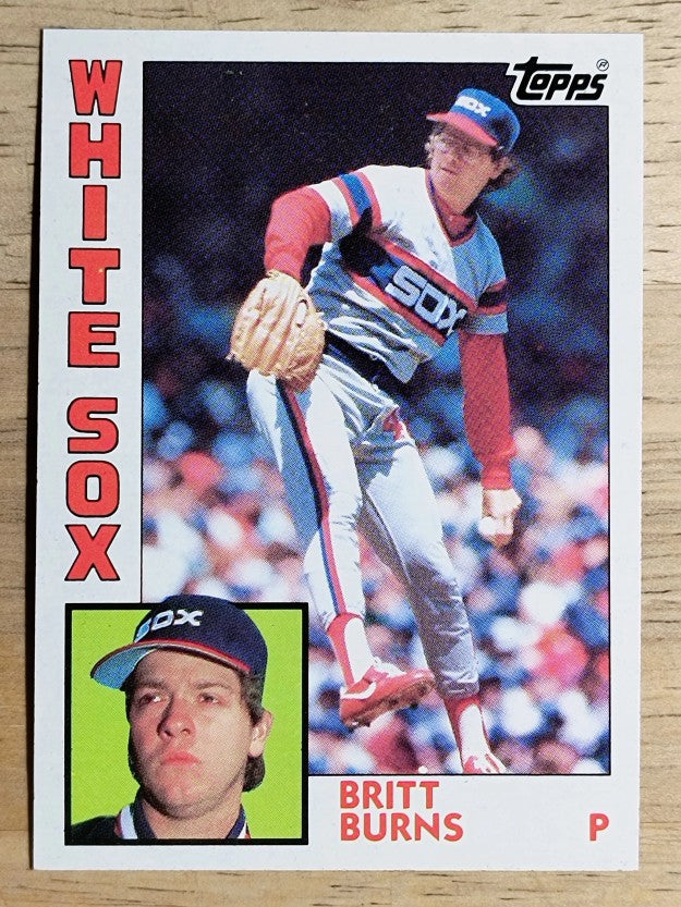 1984 Topps #125 Britt Burns