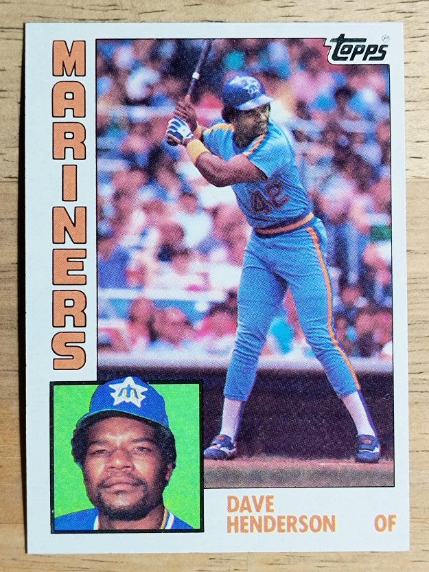 1984 Topps #154 Dave Henderson