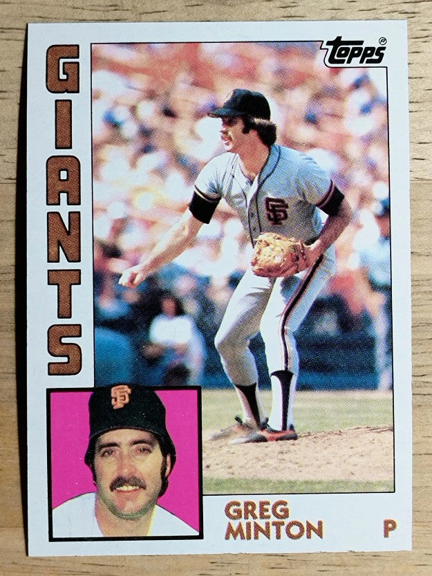 1984 Topps #205 Greg Minton